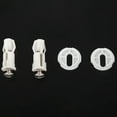thumbnail image 3 of Toilet Hinges Screws WC Hole Fixing Easy Installation 8 Pack, 3 of 7