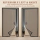 thumbnail image 3 of Yotache Puerta Mosquitera Magnética Reversible Con Apertura Lateral Izquierda Y Derecha, Se Adapta A Puertas De 32 X 80, Malla De Poliéster Mejorada Extraíble Para Puerta Trasera, Tamaño Real De La Mo, 3 of 8
