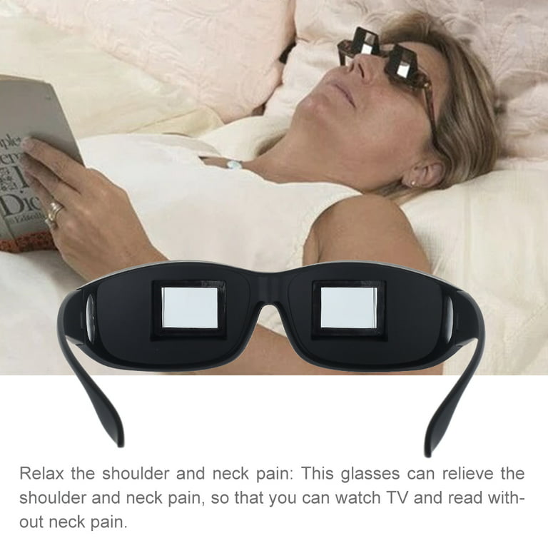 Lazy Glasses Bed Prism Glasses Lazy Spectacles Horizontal Glasses High  Definition Glasses Prism Periscope Lie Down Eyeglasses for Reading and  Watch TV