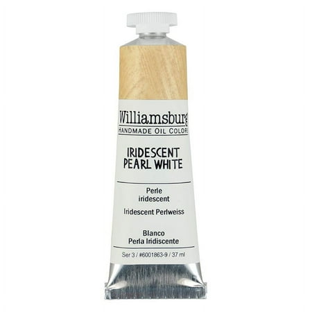 UPC: 0877463001468 | Williamsburg Handmade Oil Paint – Iridescent Pearl White 37 ml tube