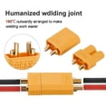 thumbnail image 2 of 20 Pairs XT30 Connectors Male and Female Connectors Plugs with 40 Pieces Shrink Tubing for RC Batter, 2 of 5