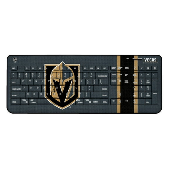 Vegas Golden Knights Stripe Wireless Keyboard