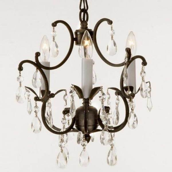 Wrought Iron Crystal Chandelier Lighting Country French 3 Lights Free Ceiling Fixture Com Wrought Iron Crystal Chandelier, Large Wrought Iron Crystal Chandelier