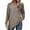 Khaki, variant on SWQZVT Long Sleeve Shirts for Women Sweatshirts Fall Tops Soft Lightweight Sweaters Womens Clothes Raglan Tops Crewneck Color Block Pullover