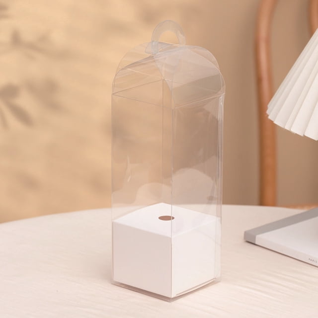 Xiao Hua Regalos, flores, bolsas de embalaje para cajas de regalo, cajas de embalaje para ramos de flores individuales, cajas de faro, cajas de flores plegables de mano (blancas)