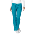 thumbnail image 1 of Adar Universal Women's Straight Leg Scrub Pants, Drawstring, Durable Poplin, Black, 1 of 7