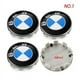 thumbnail image 1 of Tapacubos centrales NQ de 4 piezas compatibles con BMW 68mm ABS, 1 of 5