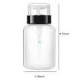 thumbnail image 3 of 4PCS Push down Bottle Lockable Pump Dispenser Bottle for Nail Polish Remover, 3 of 10