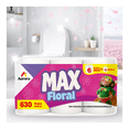 thumbnail image 3 of Papel Higiénico Aurrera Max Floral 6 rollos 630 hojas dobles, 3 of 4
