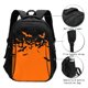thumbnail image 3 of Balery Halloween With Black Bats Mochila con carga USB para hombre y mujer - Mochila impermeable y antirrobo para laptop con puerto USB para viajes, trabajo, 3 of 7