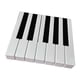 thumbnail image 5 of Juego de tapas de teclas de repuesto de ABS blanco para reparación de teclados de piano 52 cm, 5 of 9