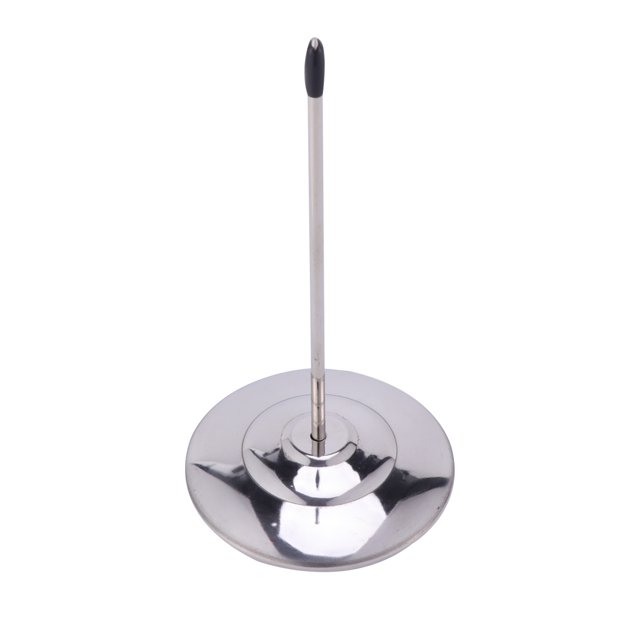 Minkissy Receipt Holder for Restaurant in Silver Stainless Steel for Adults 1Pack