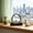 Black_Base#603, variant on Rotatable round moving sand art picture frame | dynamic quicksand painting decor ornament | glass circular sandscape with sturdy base for home office shelf