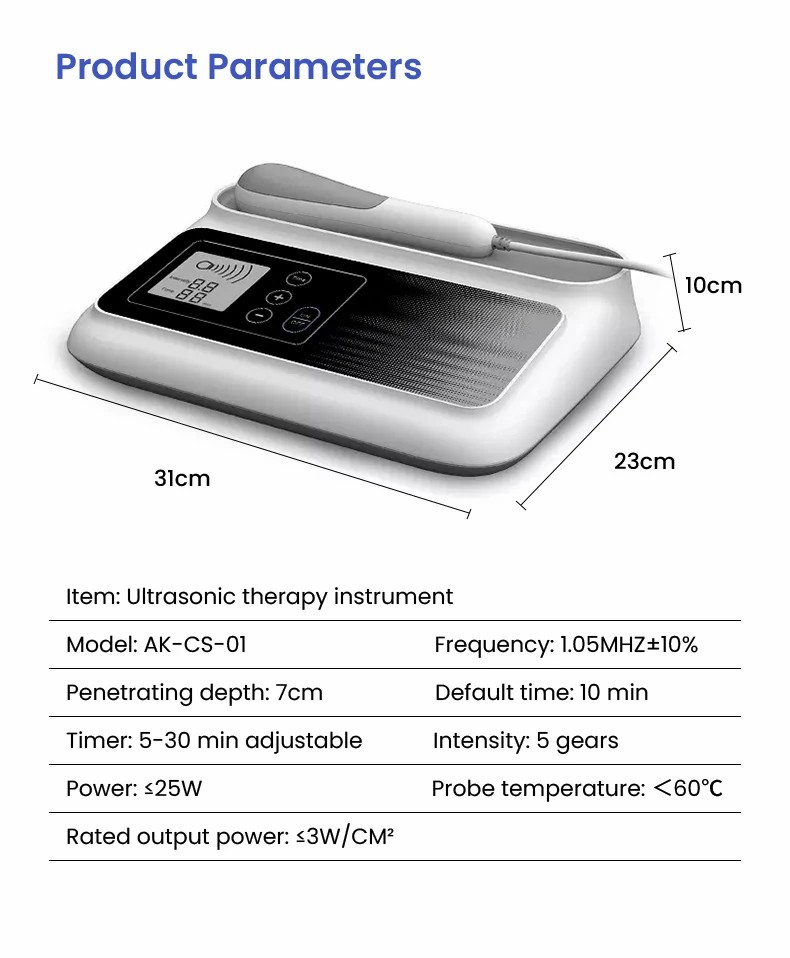 Ultrasonic Electric Physiotherapy Instrument To Relieve Muscle Pain Massager for Adults