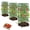 black, variant on Green 3 Pack Square Plant Support Trellis For Garden Climbing Vegetables Flowers Fruits