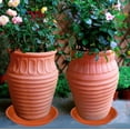 thumbnail image 7 of Plant Saucer 16 inch 17 inch (16.8"), 4 Pack Plastic Large Flower Planter Plant Pot Saucers and Drip Tray for Indoors Outdoors, Thick Heavy Sturdy Durable Plant Plate Water Catcher Terra Cotta, 7 of 7