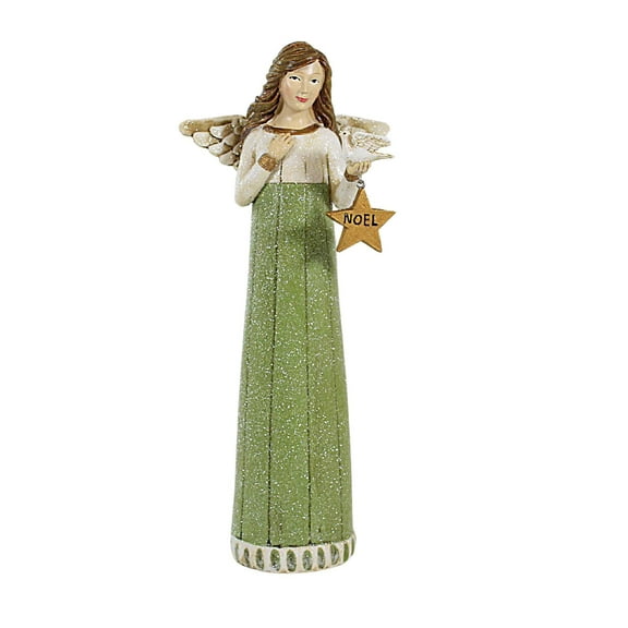 Ganz Angel With Dove - One Figurine 9.5 Inch, Resin - Peace Noel Wings Holy Mx187560 Noel