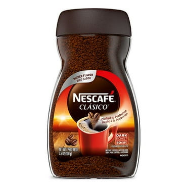 2X - Nescafe Clasico Dark Roast Instant Coffee Jar - 3.5oz