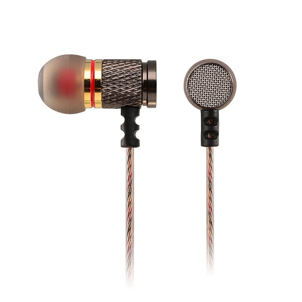 KZ EDR1 Auriculares intrauditivos de metal de alta calidad Auriculares intrauditivos deportivos HiFi Auriculares Auriculares con bajos buenos Inevent DZ2022-01B