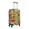 thumbnail image 3 of Balery Luggage Cover Cartoon Fire Truck Print Suitcase Covers for Luggage Elastic Washable Suitcase Protector Fits 18-32 Inch Luggage-Small, 3 of 9