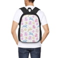thumbnail image 4 of Easygdp Easter Colorful Rabbit Mochila de Gran Capacidad Minimalista Ideal para Escuela, Viajes y Uso Diario, 4 of 6