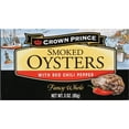 thumbnail image 3 of (3 pack) Crown Prince Smoked Oysters with Red Chili Pepper, 3 oz Can, 3 of 11