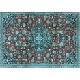thumbnail image 1 of Ahgly Company Indoor Rectangle Persian Light Blue Traditional Area Rugs, 8' x 10', 1 of 4
