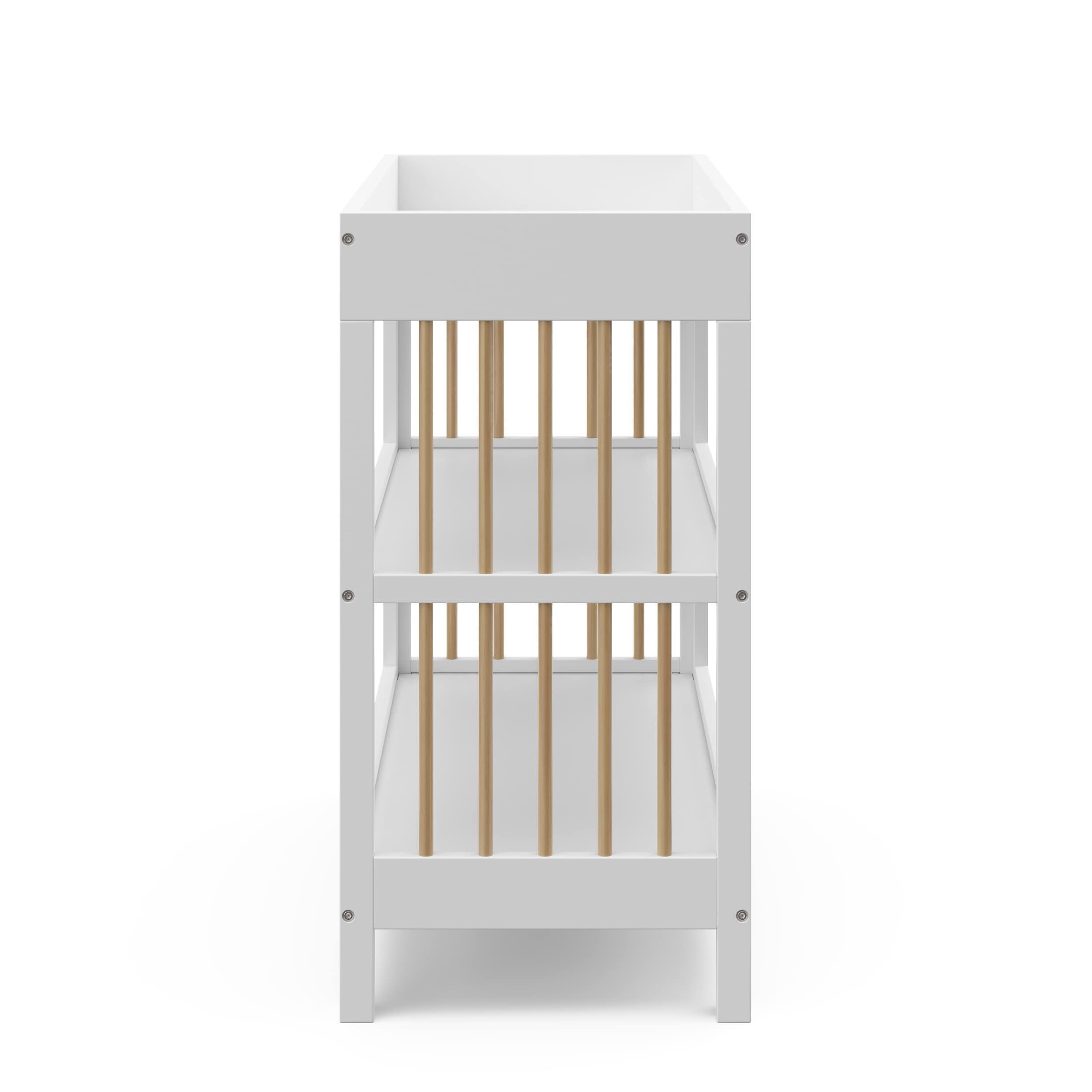 Table à langer Graco Teddi, Blanc avec bois flotté