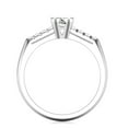 thumbnail image 3 of SuperJeweler 1/2 Carat Rose Cut Diamond Ring In 14 Karat White Gold For Women, 3 of 6