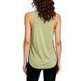 thumbnail image 5 of Simua Women Round Neck Tank Tops Solid Color Casual Loose Sleeveless Blouse For Spring Summer Daily Office Outdoor, 5 of 8
