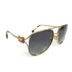 thumbnail image 3 of Miu Miu Sunglasses SMU52Z 7OE-5D1 Gold Aviator Frames with Gray Gradient Lenses, 3 of 6