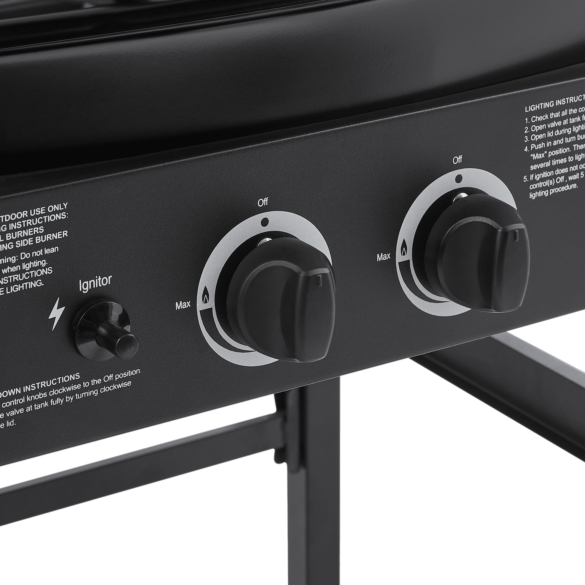 BOFANG Stainless Steel BBQ Grill with Side Burner for Backyard & Patio