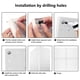 thumbnail image 5 of Organizador de Pared de Tablero Perforado de 4 Piezas, Tablero Perforado Blanco para Colgar en la Pared, Tablero Perforado para Sala de Manualidades, Garaje, Cocina, Sala de Estar, 5 of 10