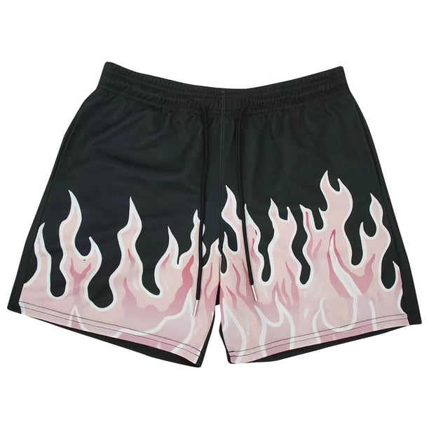 Puntoco Pantalones Cortos Con Estampado Hawaiano Para Hombre, Pantalones Cortos Con Bolsillo Y Cordón, Color Xxxxl