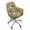 Rooster Chicken Sunflower Eggs, variant on Whosucclay Abstract Plant Line Print Swivel Armchair Accent Dining Chair Cover for Office, Anti Wrinkle Curved Back Chair Slipcover Removable Swivel Armchair Cover Protector for Home Office