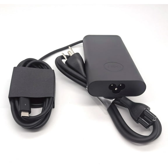 Dell Laptop Charger GAN 130W USB C Type C AC Adapter,Alienware X14 X14 R2, Inspiron 16 Plus 7620 7630, Precision 3470 3480 3570 3571 3580 3581 5470 5480 5570 AC Charger, Balck, HA130PM170