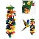 thumbnail image 4 of Juguetes para Masticar Pájaros Y Loros Sunnimix Bloques de Madera Natural Multicolores, 4 of 8