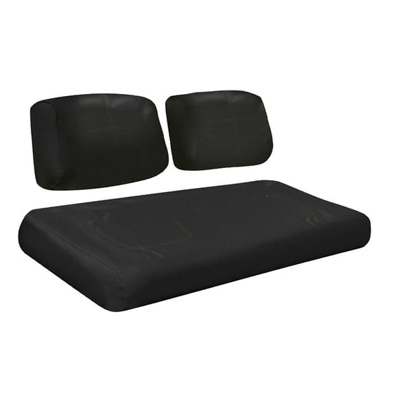 3x Waterproof Black Seat Covers for Club Car DS 1982-2000.5 Golf Cart Easy Installation Seats from Stains