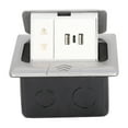 thumbnail image 4 of Floor Electrical Outlet Pop Up Damping Desktop Socket TYPE‑C Dual USB Interface US Standard, 4 of 22