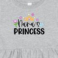 thumbnail image 4 of Inktastic Nana's Princess Crown and Flowers Girls Baby Dress, 4 of 5