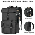thumbnail image 4 of Mosiso 15-16 inch DSLR/SLR/Mirrorless Photography Camera Backpack Case Top Folded Pocket with Tripod Holder-Works Canon/Nikon/Sony/DJI Mavic Drone, Black, 4 of 8