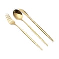 thumbnail image 1 of TIMIFIS Knife, Fork, Spoon Set Straw Tableware Set Stainless Steel Spoon Fork Chopsticks Straw Student Travel Portable Set Gift Tableware Utensil Storage, 1 of 2