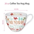 thumbnail image 3 of Taza de café MfOffice Friendship 590 ml Bone China, 3 of 7