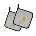 thumbnail image 1 of Carolines Treasures BB5743PTHD Alphabet R For Rabbit Pair of Pot Holders, 1 of 1