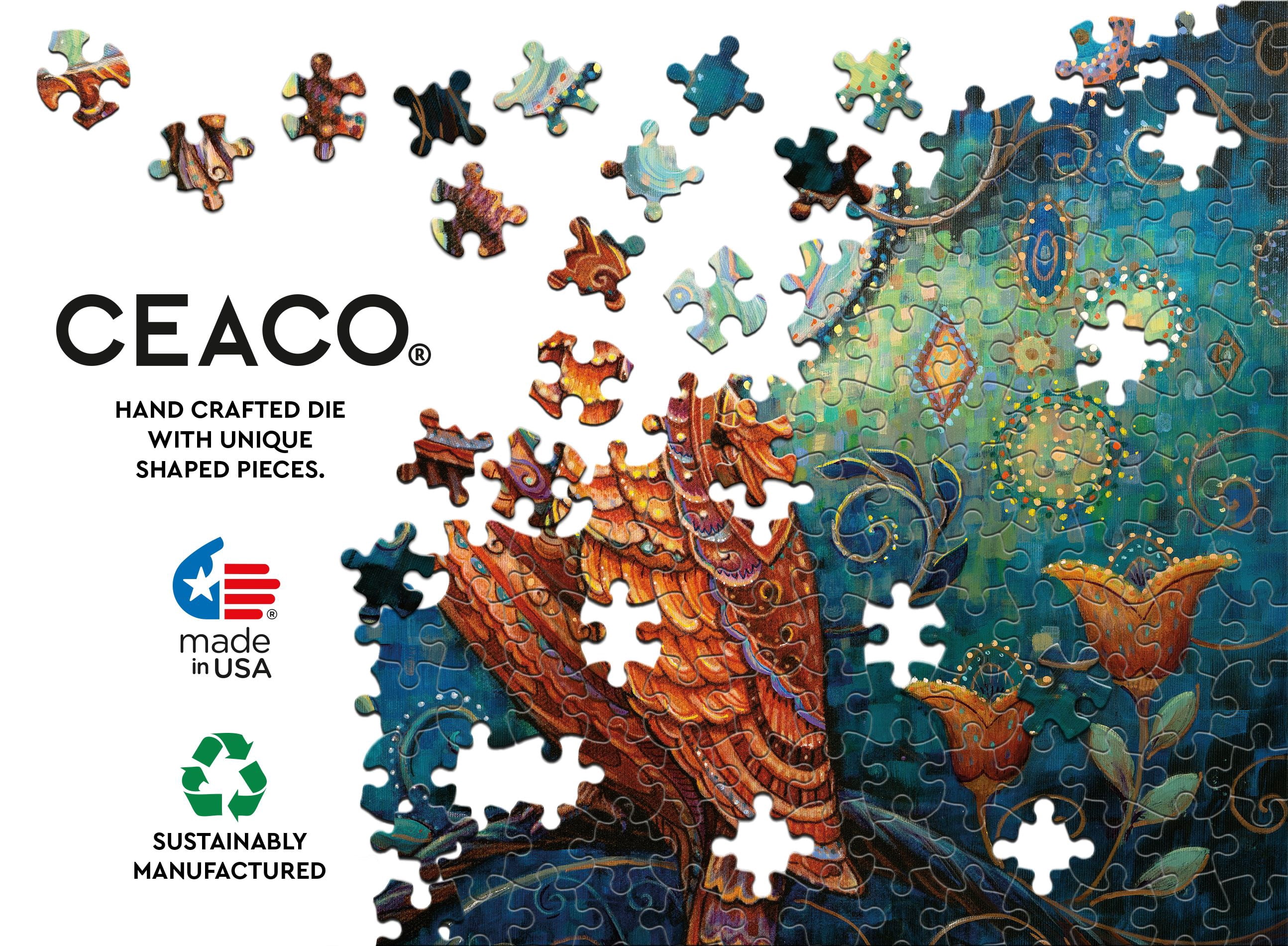 Ceaco See What The Night Brings 300 Piece Interlocking Jigsaw Puzzle