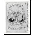 thumbnail image 2 of Historic Framed Print, [Benjamin Harrison, bust, facing left, with Levi P. Morton on inauguration souv. card], 17-7/8" x 21-7/8", 2 of 9