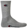thumbnail image 4 of Champion Unisex Socks, 3 Pairs - Crew Socks Basic Blue/White/Grey Eu 39-42 (Uk 6-8), 4 of 7