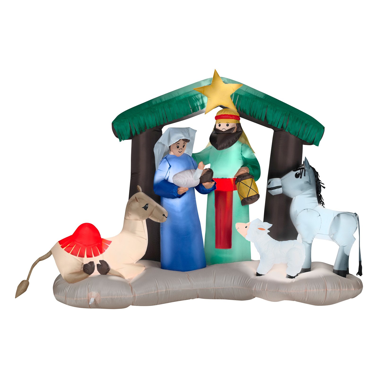 Gemmy Airblown Nativity Scene Inflatable - Walmart.com