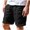 Black, variant on DDAPJ pyju Birthday Gifts! Summer Shorts for Men Drawstring Cotton Beach Shorts Baggy Comfy Lounge Shorts with Pockets Blue L