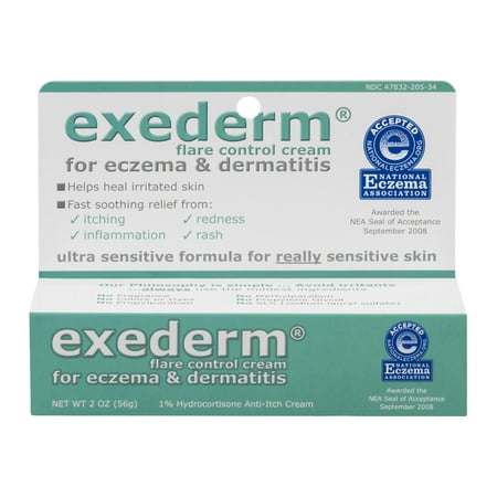 Exederm Crème anti-Flare pour l'eczéma et Dermatite 2.0 OZ